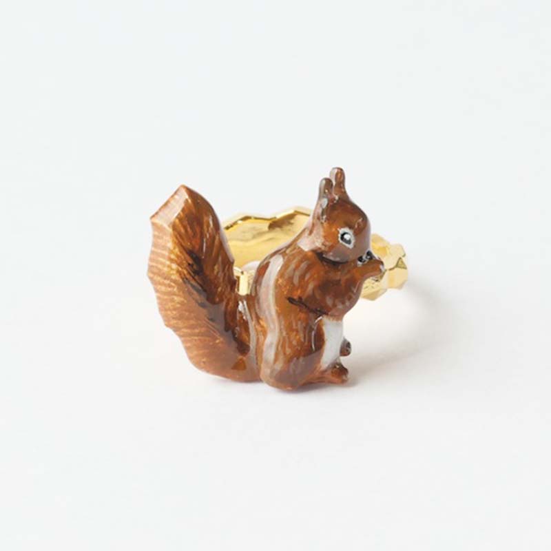Nathalie Lete ナタリーレテ Lumps ring Squirrel/フリーサイズ